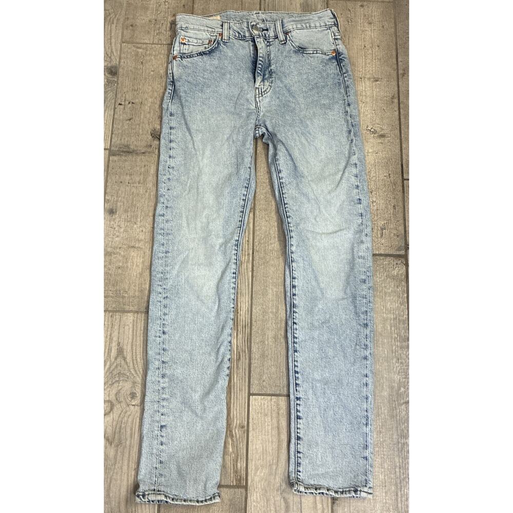 Levi’s 510 Skinny Jeans 30x30 Measured (Tag 30x32) Acid Wash Blue